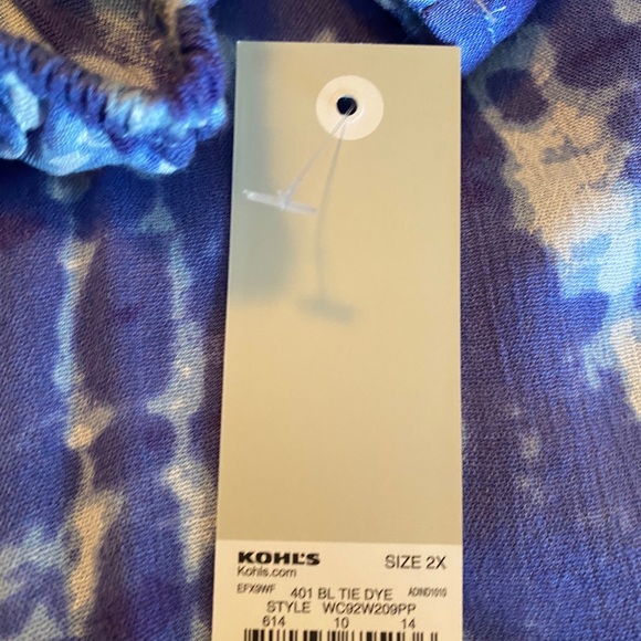 Blue and white top - Picture 1 of 4